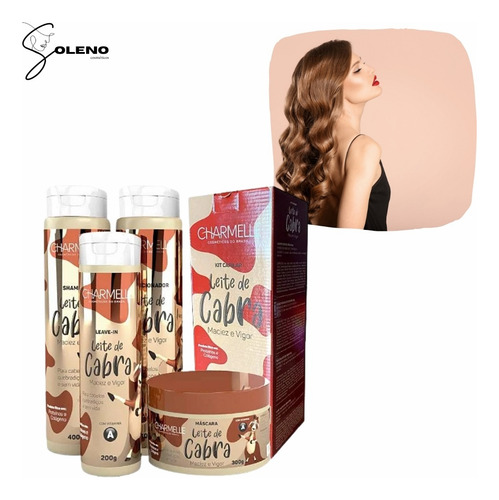 Kit Capilar Leite De Cabra Nutrição E Restauração Profunda