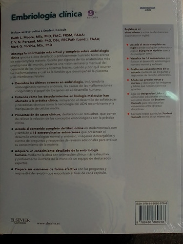 Embriologia Clinica Moore Elsevier