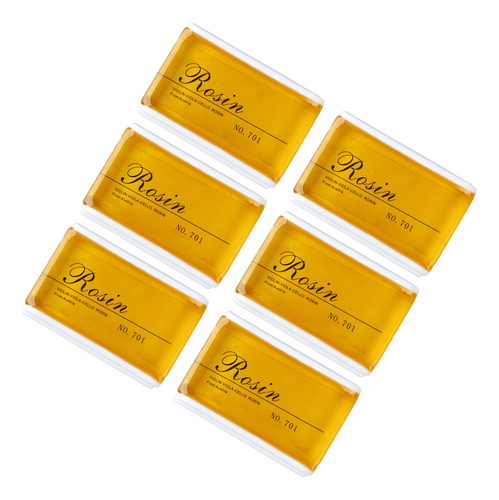 Acessório Para Violoncelo Bow Rosin, 6 Peças, Instrumento De