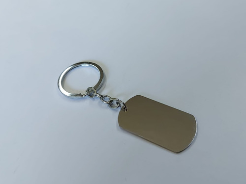 Llavero De Acero Inoxidable Mayoreo Para Grabar 20 Pz
