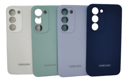 Funda Silicone Cover Para Samsung S23 Plus + Vidrio Full9d