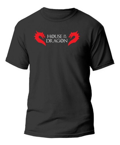 Playera Modelo 2 House Of The Dragon Estampado Reflejante