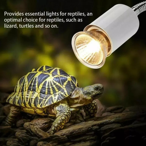 2 Lámparas Calefactoras 50w Para Reptiles Y Pollos