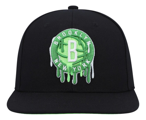 Gorra Mitchell & Ness Brooklyn Nets Slime Drip Basquetbol Nb