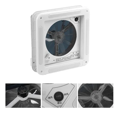 Ventilador Rv, 12 V, Control Manual, Ventilación De 2 Vías D