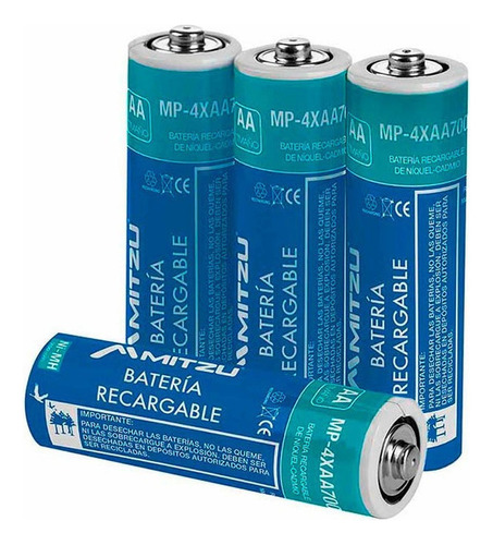 Batería Recargable Aa De Ni-cd Mp-4xaa700