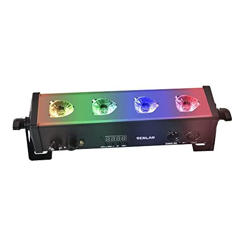 Led Par Bar Wall Wash Stage Light, 4pcsx3w Rgb 3-in-1 L...