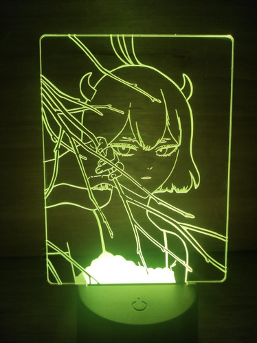 Lampara Led 3d Nero Secre Swallowtail Black Clover