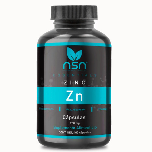 Nsn Zinc | Gluconato De Zinc | Con Inulina Y Prebióticos 