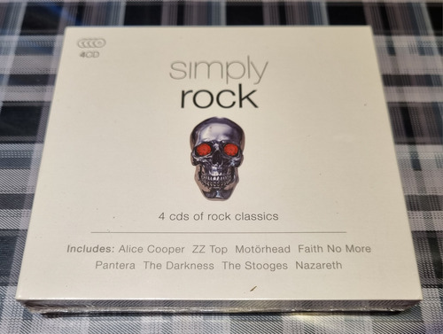 Simply Rock - Box 4 Cds Importado Nuevo Cerrado  