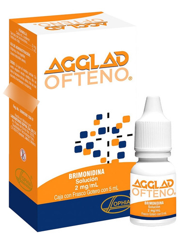 Agglad® Ofteno 5ml (brimonidina) | Solución Oftálmica