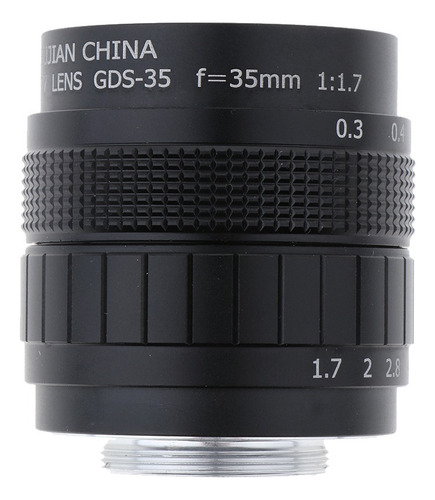 Li Câmera Digital 35mm Lente Cctv Com Anel Acessório