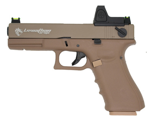 Pistola Airsoft Leviathan Arms P18c Tan + Reddot / Redspot