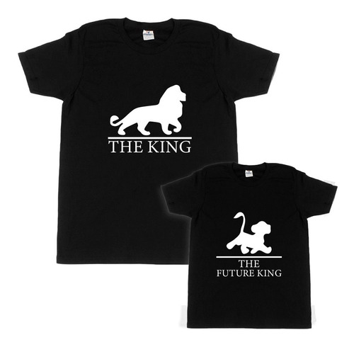 Kit Playeras Papá E Hijo El Rey Y Futuro Rey