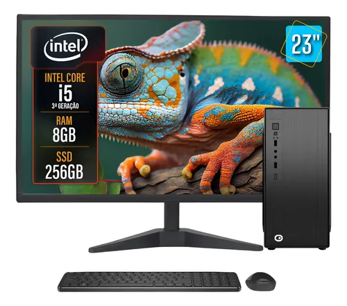 Computador Completo 2eletro Speed Intel Core I5, 8gb Ram, Ssd 256...