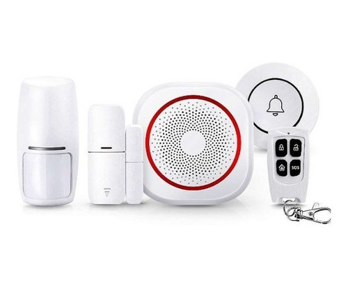 Kit Alarma Wifi Inteligen Sensor De Movimiento Control App 