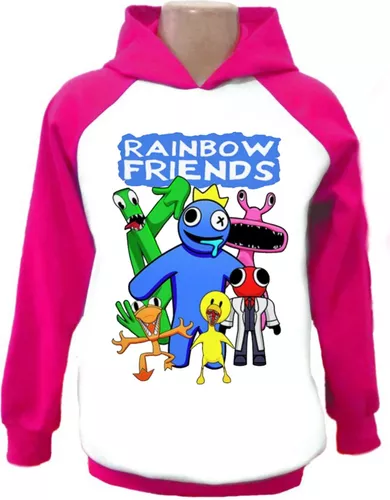 Camiseta Infantil Rainbow Friends Green Boneco Verde