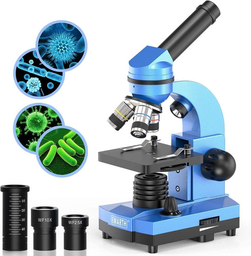 Microscopio Para Niños, Principiantes, Luz Dua