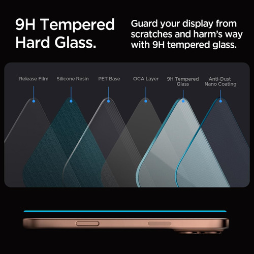 Protetor De Tela Spigen Glastr Ez Fit iPhone 16 Pro Max
