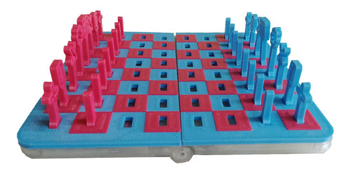 Juego De 32 Piezas De Ajedrez Con Tablero Plegable