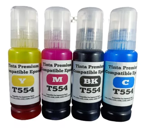 Tinta Epson T544 L1110/L3110/L3150/L3160 Original NO GENÉRICA, LifeMax*