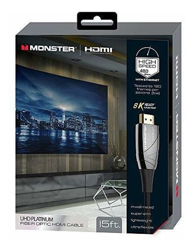 Cable Hdmi - Monster, Inc. Hdmi700hd4m Cable Hdmi Ultra Hd D