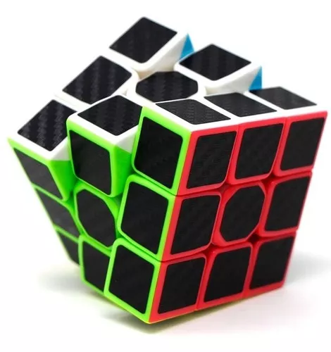 Cubo Mágico Profissional 3x3 Carbon Cuber Brasil