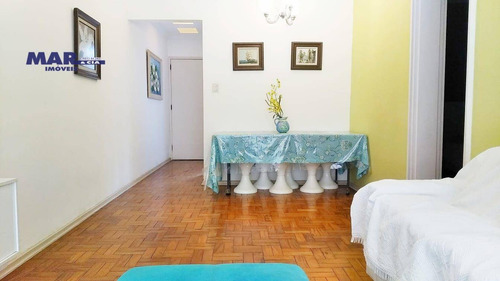 Imagem 3 de 11 de Apartamento Com 2 Dormitórios À Venda, 110 M² Por R$ 480.000,00 - Pitangueiras - Guarujá/sp - Ap11273