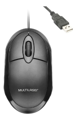 Mouse Multilaser Office MO300 preto