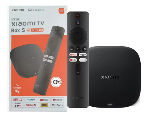 Xiaomi Mi Tv Box S 3ra Con Google Tv 4k Chromecast No Stick