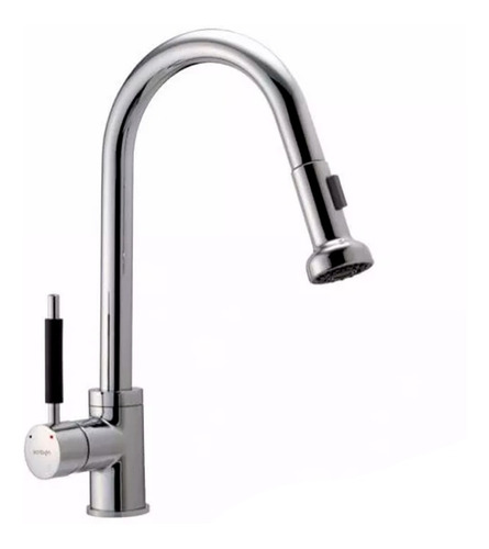 Griferia Monocomando Cocina Gourmet 4007 Hydros Rociador Ext