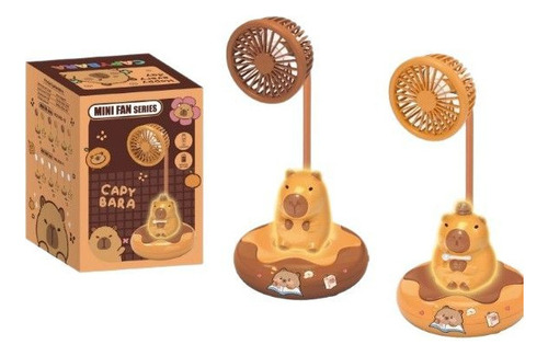 Capybara Luz Nocturna Del Ventilador De Sobremesa