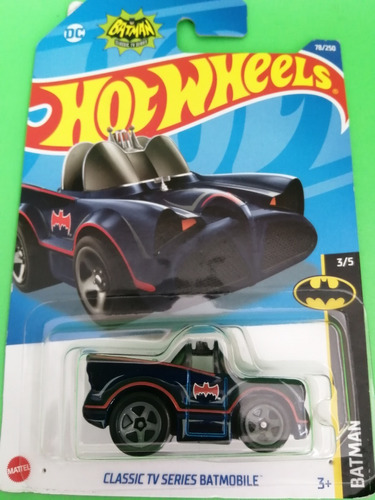 Hot Wheels Classic Tv Series Batmobile Azul Batman Emphw