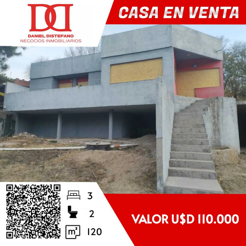 Casa Frente Al Rio 3 Dormitorios + Terreno 500m2 Diquecito Villa Del Lago