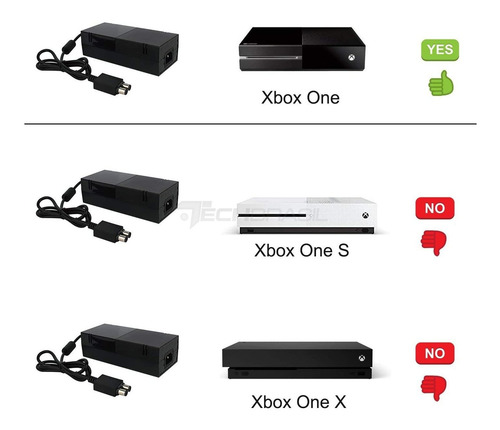 Imagem 7 de 10 de Fonte Xbox One Fat Original Microsoft 110v + Cabo De Energia