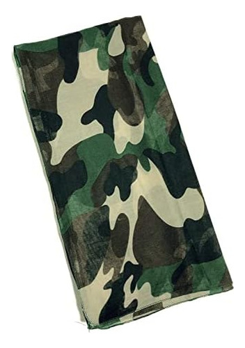 Bufandas Gerinly - Bufanda De Viaje Con Estampado De Camufla