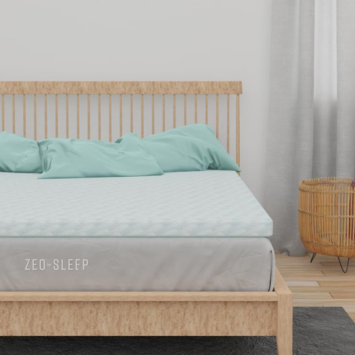 Zeo-sleep - Cubrecolchon De 1.5 Pulgadas, Tamano Queen, De E