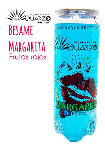 Quarzo Seltzer Besame Margarita Frutos Rojos