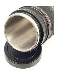 Taza Mug Tipo Lente Largo Fotográfico Con Bolsa Isc Isc