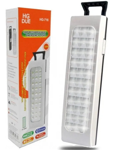 Luz De Emergencia 30 Leds Lampara Portatil 20 Hs 220v