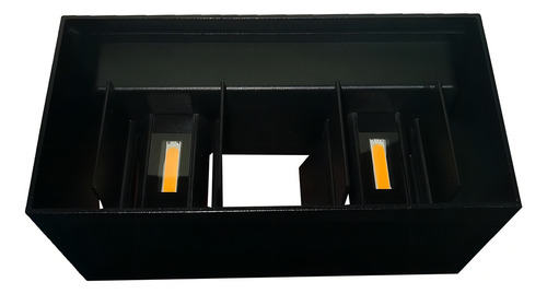 8 Pack Lampara De Pared 20w Doble Aspas Dirigibles Ip68 Color Aspas Dirigibles, Negro, Luz Calida 3500k
