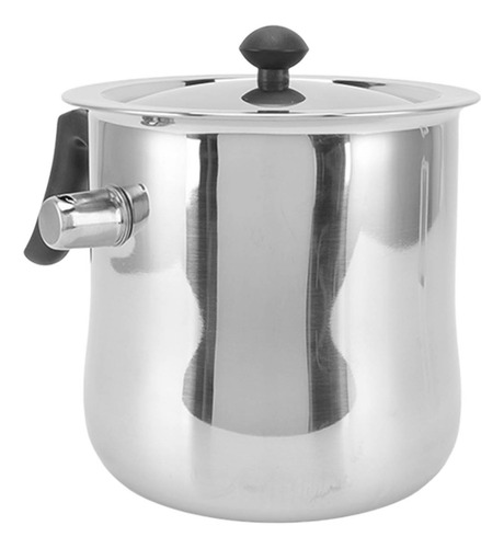 Pote De Derramamento De Cera De Abelha Derretido Em Aço Inox