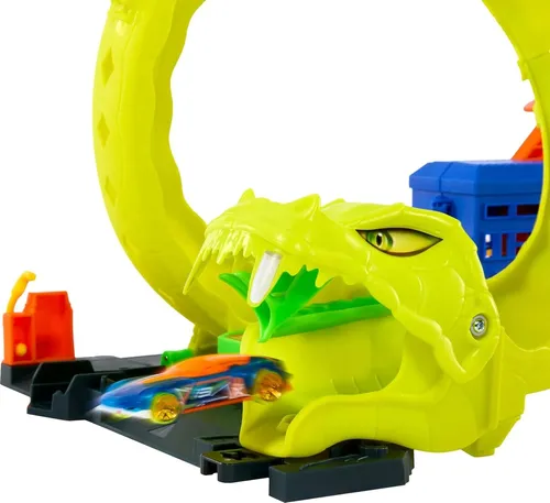 Hot Wheels City Pista Ataque De Serpiente