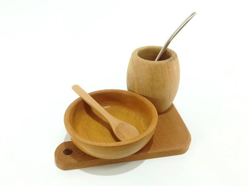 Imagen 3 de 4 de Set De Mate Cazuela Y Tabla