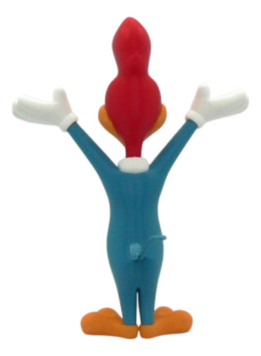 Pájaro Loco 3d Multicolor - Woody Woodpecker. Alto 20cm