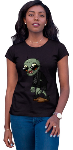 Negra Playera Ojo Plantas Vs Zombies Lentes De Sol