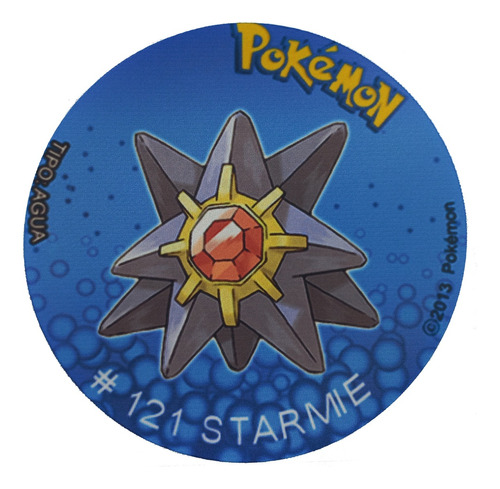 Mousepad De Tazo Pokemon De Modelo #121 Starmie