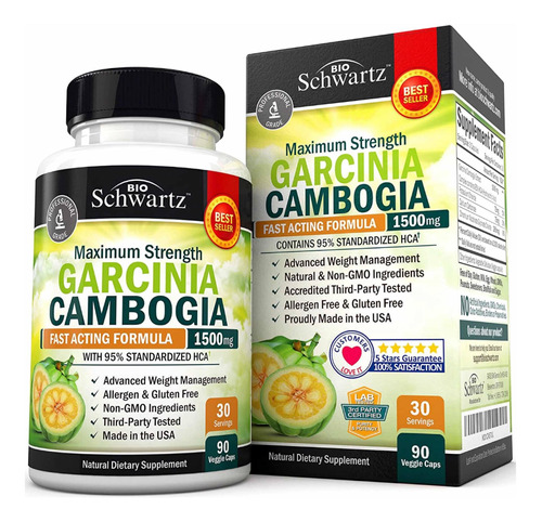 95% Hca Pure Garcinia Cambogia Ultra Original Únicos En Eu