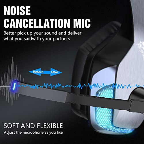 Auriculares Gaming Bengoo V-4 Con Micrófono Y Cancelación
