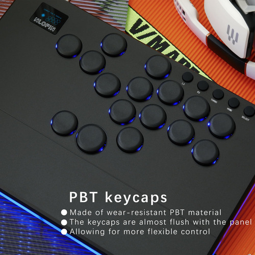 Nlofin Arcade Stick Sin Palanca Controlador Sin Palanca De Y